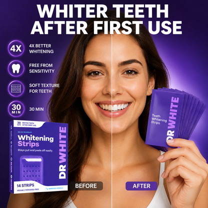 PURPLE WHITENING STRIPS DR WHITE